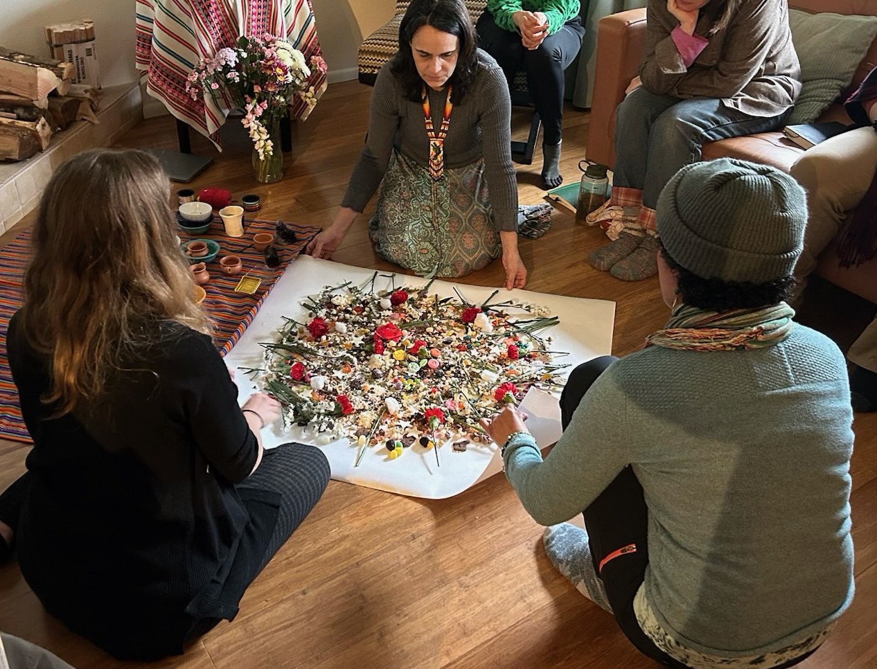Group psilocybin grief and gratitude ceremony